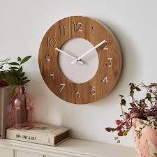 Dunelm Dark Oak Wall Clock 26cm