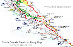 Just off the coast, you wi Maps Of Croatia
