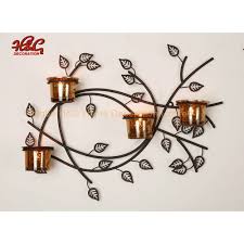 Metal Wall Art Decoration Candle Holder