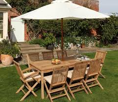 Henley Rectangle Wooden 8 Seater Garden