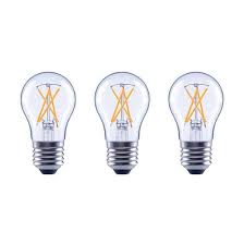 Ecosmart 60 Watt Equivalent A15 Dimmable Clear Glass Decorative Filame Home Supply Inc
