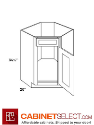 36 diagonal corner sink cabinet