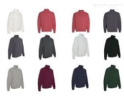 Details About Jerzees Quarter Zip Cadet Collar Sweatshirt 50 50 Mens Fleece S 3xl 995mr 995m
