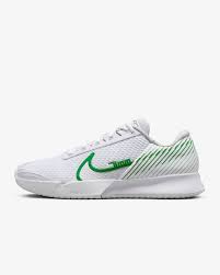 nike zoom vapor pro 2 mens tennis shoe white kelly green size 8