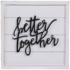 Better Together Wood Wall Decor