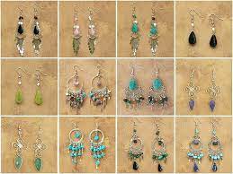 whole lot natural gemstone earrings