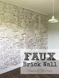 Diy Faux And Real Exposed Brick Walls