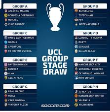 2018 Uefa Champions League Draw Early Ucl Fantasy League
