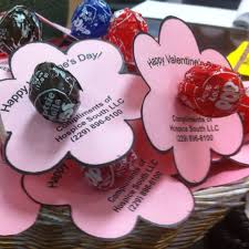 If buying unique gifts for senior citizens isn't in your wheelhouse, we can help. Flower Pops I Made For My Seniors At Nursing Homes For Valentines Day Nursing Home Gifts Nursing Home Crafts Fundraiser Valentines