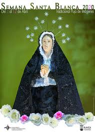 Nuestra Señora y Patrona la Santísima Virgen de los Dolores imagen anunciadora de la Semana Santa 2020 - Ayuntamiento de Blanca