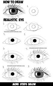 Human faces are not perfectly take into consideration what you really need. How To Draw Realistic Eyes With Step By Step Drawing Tutorial In Easy Steps How To Draw Step By Step Drawing Tutorials