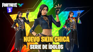 content creator chica receives her skin