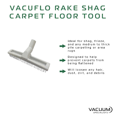 vacuflo rake carpet floor tool 12