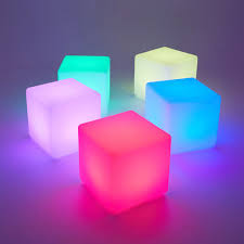 4 7 12 16 20 Multi Color Led Cube Light Shapelight For Tablesetting Loftek