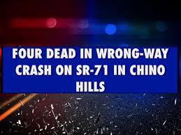 wrong way crash on sr 71 in chino hills