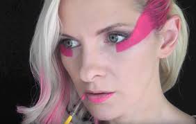 pink makeup look