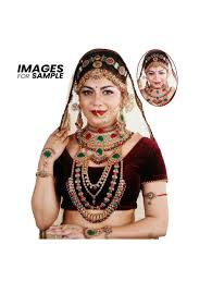 red indian bridal jewellery sets on rutbaa