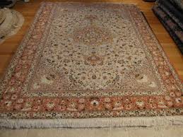 tabriz fl persian rug silk wool