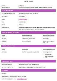Download contoh resume terbaik format doc wikikau. Contoh Resume Terbaik Lengkap Bahasa Melayu Resume Templates Job Resume Format Basic Resume