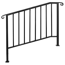 outdoor metal stair railing kits