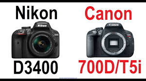 Aperture is a lens characteristic, so it's calculated only for fixed lens cameras. Nikon D3400 Vs Canon Eos 700d Rebel T5i Kiss X7i Youtube