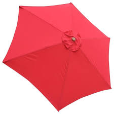 6 rib umbrella replacement canopy cover
