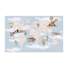 dream art vinyl world map wallpaper