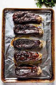 how to roast whole eggplant in oven