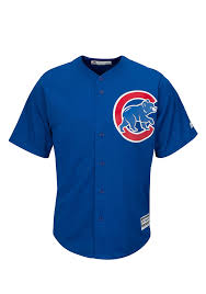 Chicago Cubs Mens Majestic Replica Alternate Jersey Blue 17260104