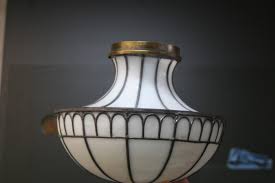 Antique Bent Glass Lamp Repair Slag