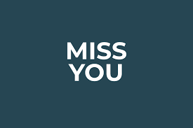 free miss you card templates exles