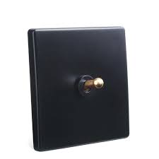 1 Gang High Quality Retro Classy Brass Toggle Light Switch 1 Lever One Open Single Double Control Wall Lamp Switch Black White Switches Aliexpress