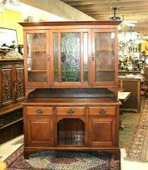 Not only are the drawers in buffet tables excellent for storage, but the top of these dining room cabinets can be used to display art or an antique tea set. 1900 1950 Buffet Hutch Vatican