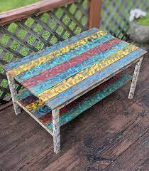 Vibrant Colorful Reclaimed Pallet Wood