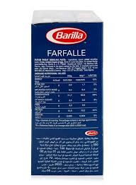 barilla farfalle semolina pasta 500 g