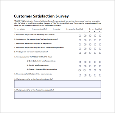 Survey Template Customer Satisfaction 5 Restaurant