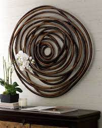 Palecek Wood Swirl Wall Decor Wood