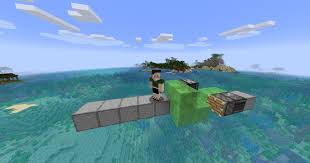 flying machine with slime blocks