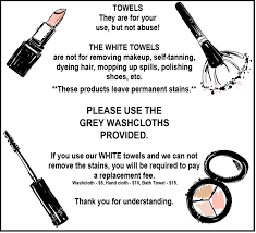 makeup removal using towels problem