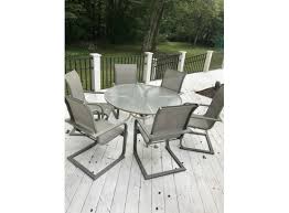 You can also mix new items and used martha stewart patio furniture items to control costs and guarantee a seat for all your guests. Spacious 7 Piece Martha Stewart Patio Dining Set 481385 Auctionninja Com