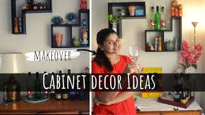 home bar cabinet top decor ideas