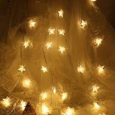 Lonjyi Star String Lights 19 6ft 6m 40 Led Fairy Lights Usb Powered String Lights For Home Garden Party Wedding Birthday Christmas Indoor Outdoor
