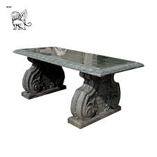 natural marble table stone benches