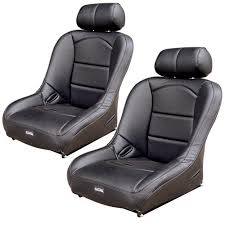 Off Road Suspension Seats Black Vinyl