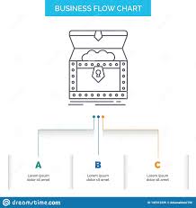 Box Chest Gold Reward Treasure Business Flow Chart