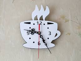 Stl File Kitchen Clock Coffee Time