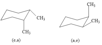 draw cis 1 2 dimethylcyclohexane in its