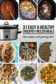 healthy crockpot freezer meals