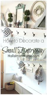 how to decorate a small entryway
