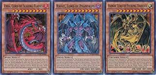 Sacred beast is a series in the ocg/tcg, anime and manga. Yugioh Sacred Beast God Cards Dusa En096 Uria Lord Of Searing Flames Ultra Rare Dusa En098 Raviel Lord Of Phantasms Ultra Rare Dusa En097 Hamon Lord Of Striking Thunder Ultra Rare Buy Online In